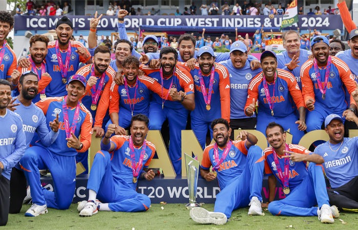 सूर्या का शानदार कैच, बुमराह, पंड्या, अर्शदीप, धारदार गेंदबाजी, भारत बना चैंपियन, टीम इंडिया, टी20 वर्ल्ड कप 2024, IND vs SA फाइनल हाइलाइट्स, 177 रनों का लक्ष्य, कोहली-अक्षर साझेदारी, अफ्रीकी टीम, Surya's brilliant catch, Bumrah, Pandya, Arshdeep, sharp bowling, India became champion, Team India, T20 World Cup 2024, IND vs SA Final Highlights, target of 177 runs, Kohli-Axar partnership, African team,