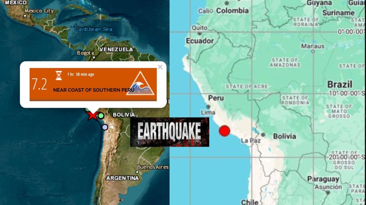 पेरू, 7.2 तीव्रता, भूकंप, सुनामी की चेतावनी, दक्षिण अमेरिकी, भीषण भूकंप, Peru, 7.2 magnitude, earthquake, tsunami warning, South American, severe earthquake,