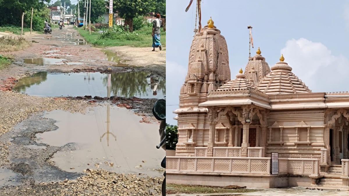 अयोध्या, धार्मिक स्थल, सड़क खस्ताहाल, पवित्र सरयू, श्वेतांबर मंदिर, Ayodhya, religious place, road in bad condition, holy Saryu, Shwetambar temple,